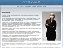 Tablet Screenshot of annedudley.co.uk